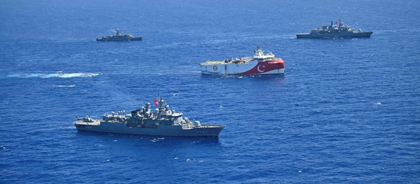 Που βρίσκεται αυτή την στιγμή το Oruc Reis: Είναι εντός της ελληνικής υφαλοκρηπίδας και πλέει με ταχύτητα... ερευνών